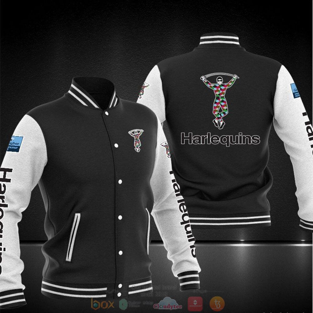 Harlequins baseball jacket