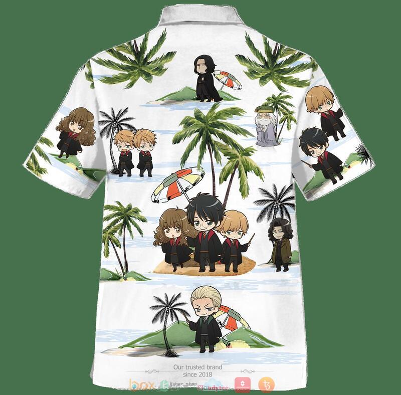 Harry Potter Snape Hawaiian Shirt, Short 2 Harry Potter Snape Hawaiian Shirt Short 1
