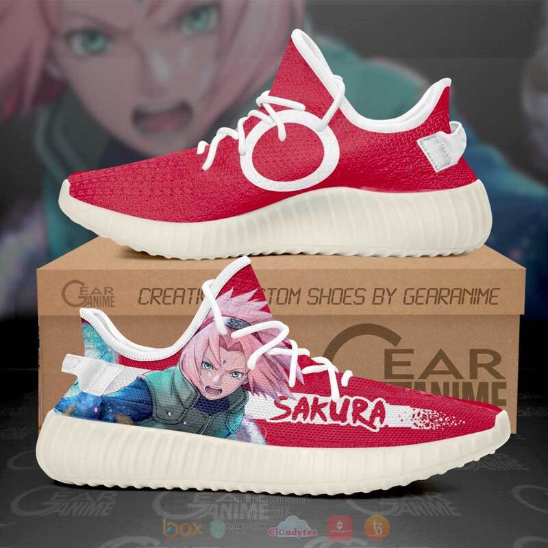 Haruno Sakura Jounin Yeezy Sneaker shoes