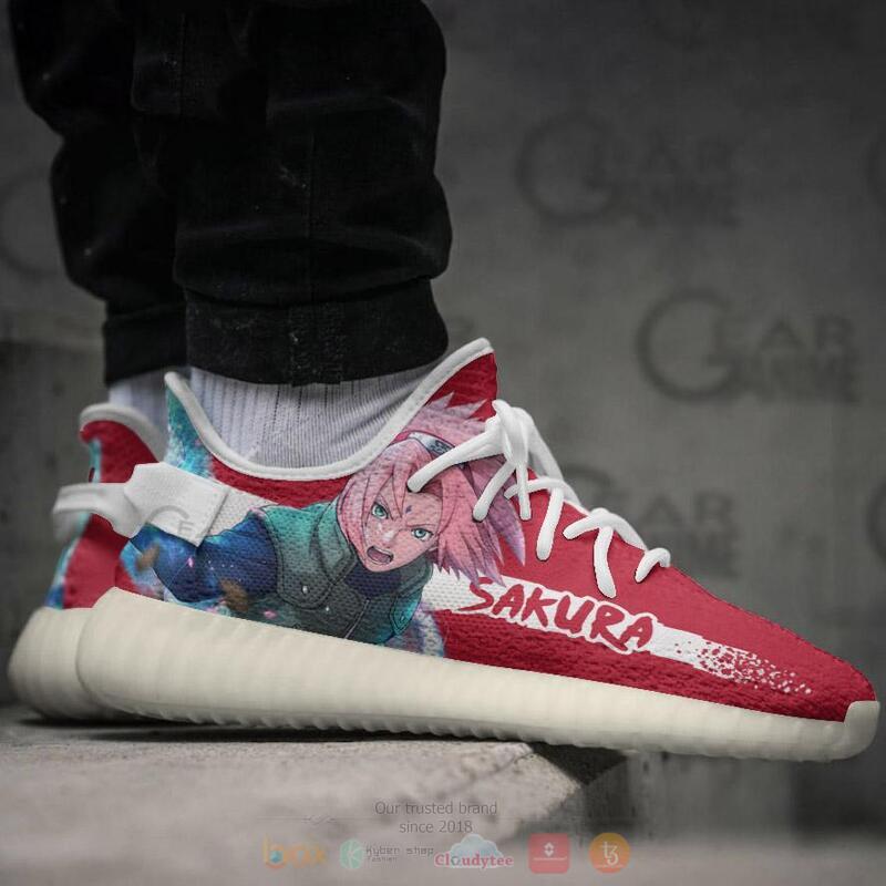 Haruno Sakura Jounin Yeezy Sneaker shoes 4 Haruno Sakura Jounin Yeezy Sneaker shoes 1 2 3