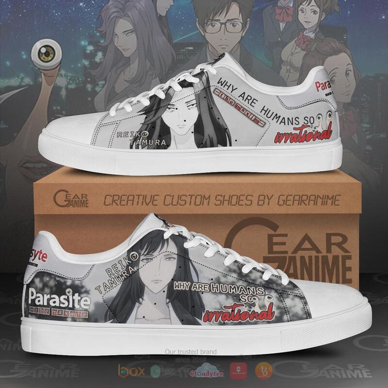 Horror Anime Parasyte Reiko Tamura Skate Stan Smith Shoes