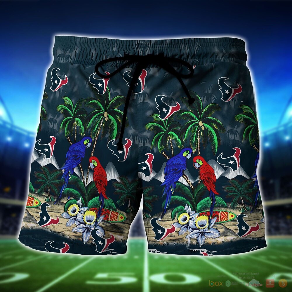 Houston Texans NFL Island Hawaiian Shirt and Shorts 1 2 3 4