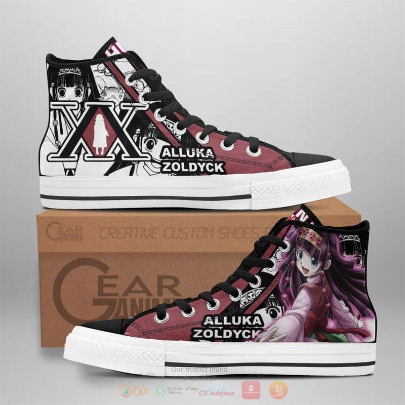 Hunter X Hunter Alluka Zoldyck Skill Canvas High Top shoes