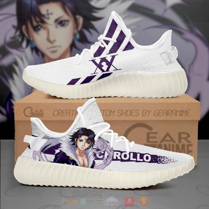Hunter X Hunter Chrollo Lucilfer Purple Yeezy Sneaker shoes