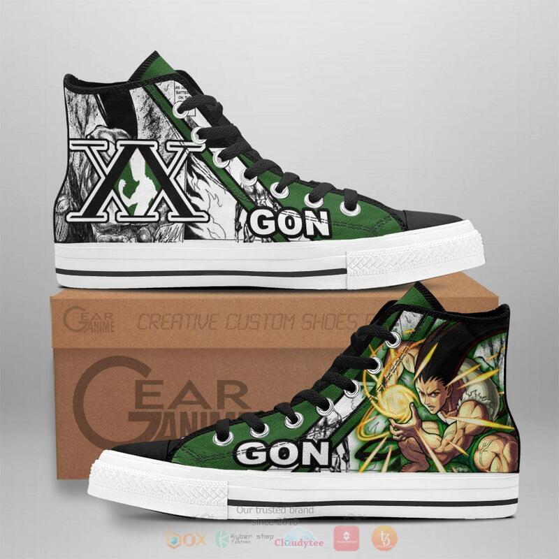 Hunter X Hunter Gon Adult Canvas High Top shoes