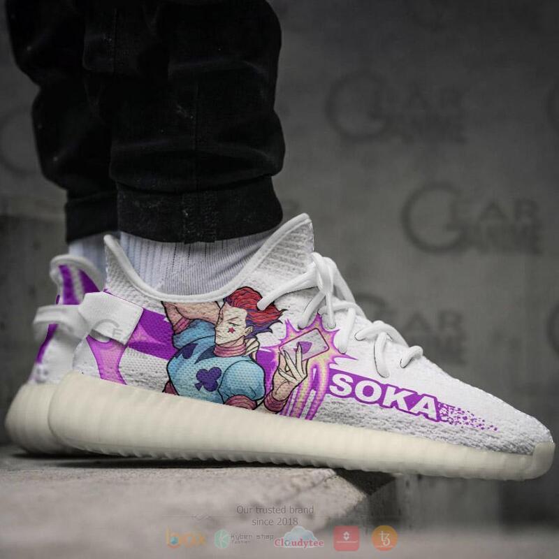 Hunter X Hunter Hisoka Morow Yeezy Sneaker shoes 4 Hunter X Hunter Hisoka Morow Yeezy Sneaker shoes 1 2 3