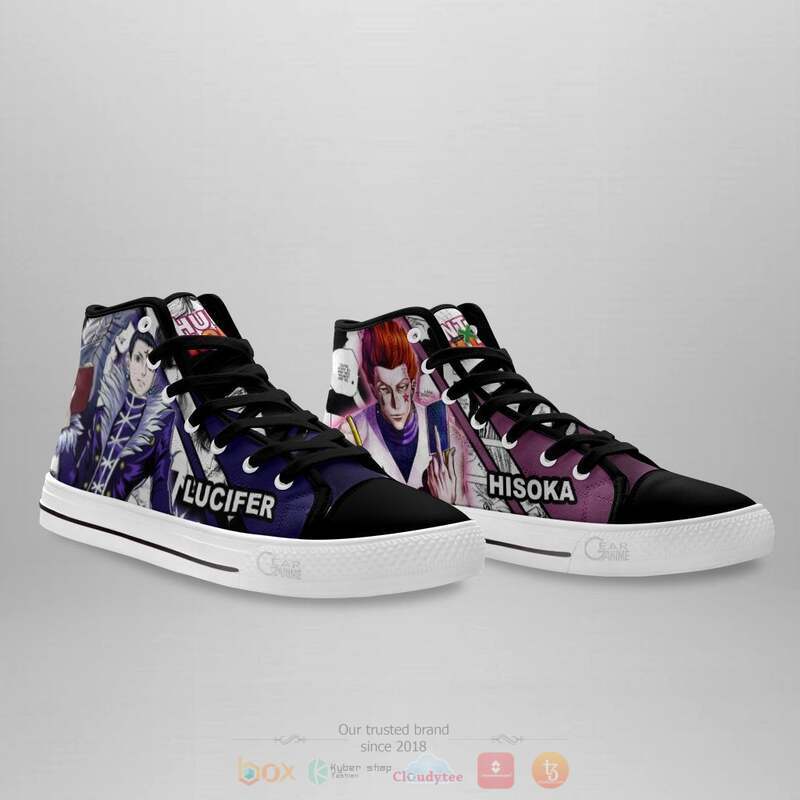 Hunter X Hunter Hisoka and Lucilfer Canvas High Top shoes 1 2 3