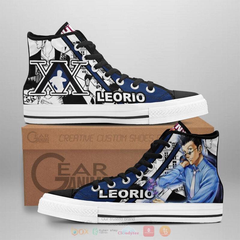 Hunter X Hunter HxH Leorio Canvas High Top shoes