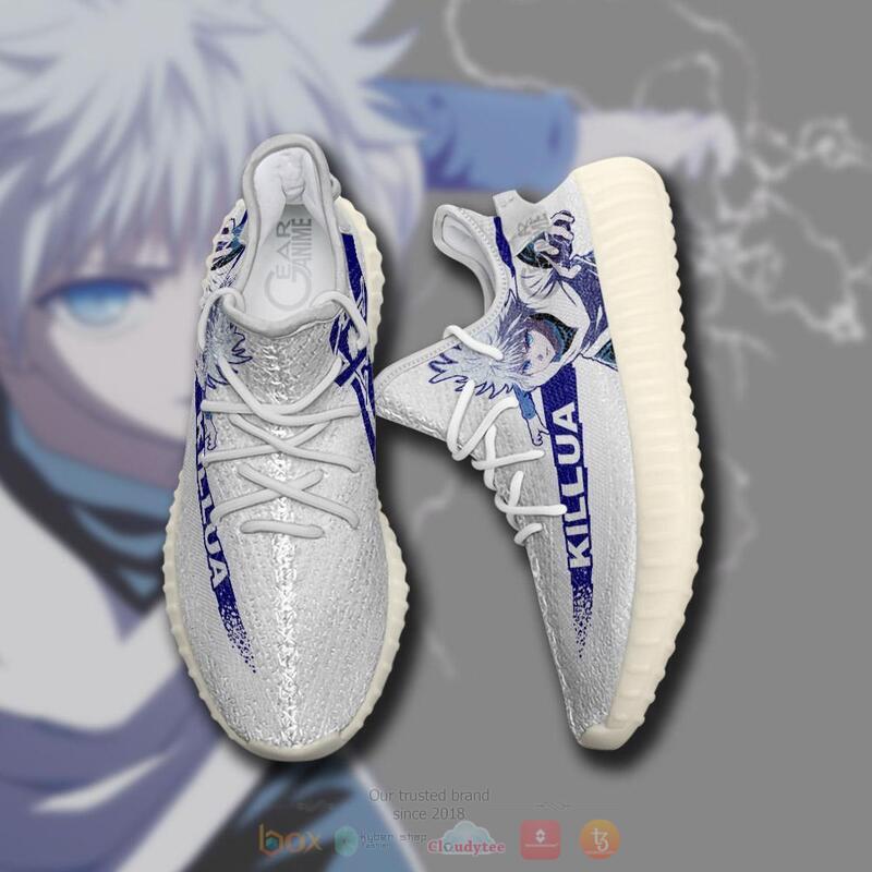 Hunter X Hunter Killua Zoldyck Yeezy Sneaker shoes 3 Hunter X Hunter Killua Zoldyck Yeezy Sneaker shoes 1 2
