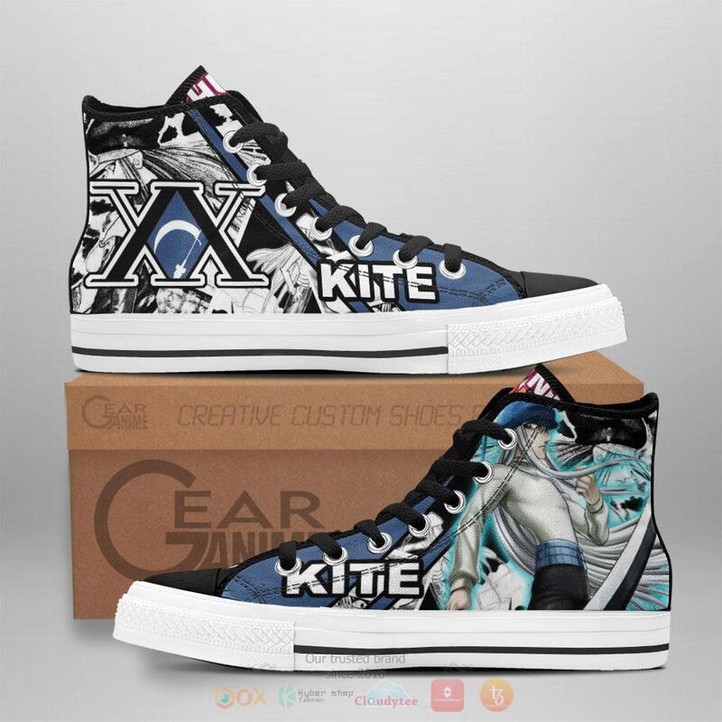 Hunter X Hunter Kite Canvas High Top shoes