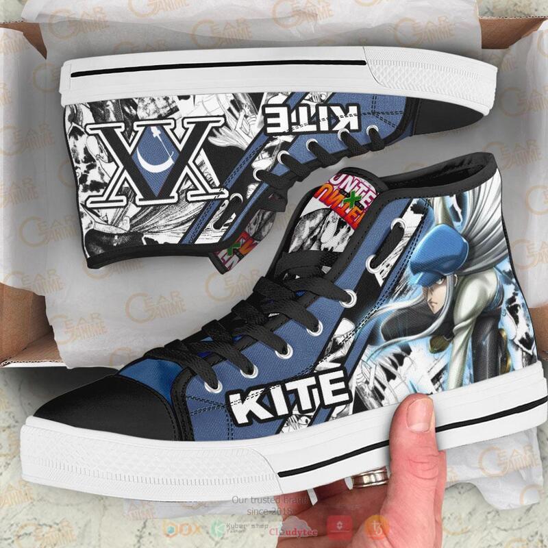 Hunter X Hunter Kite Kaito Canvas High Top shoes 1