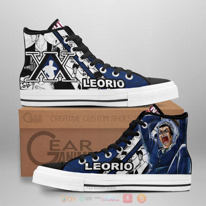 Hunter X Hunter Leorio Canvas High Top shoes