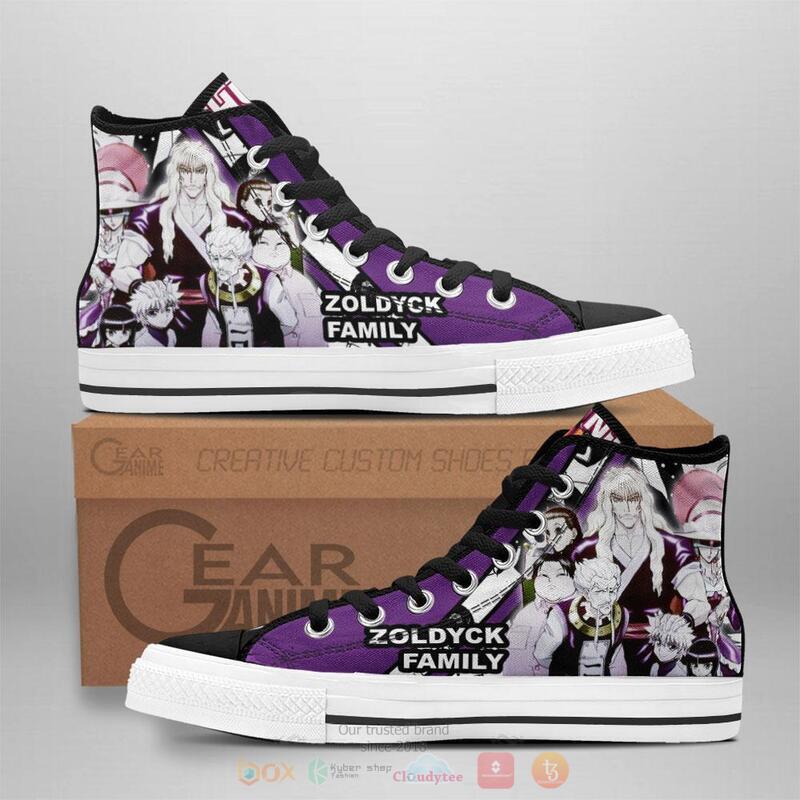 Hunter X Hunter Zoldyck Family Canvas High Top shoes