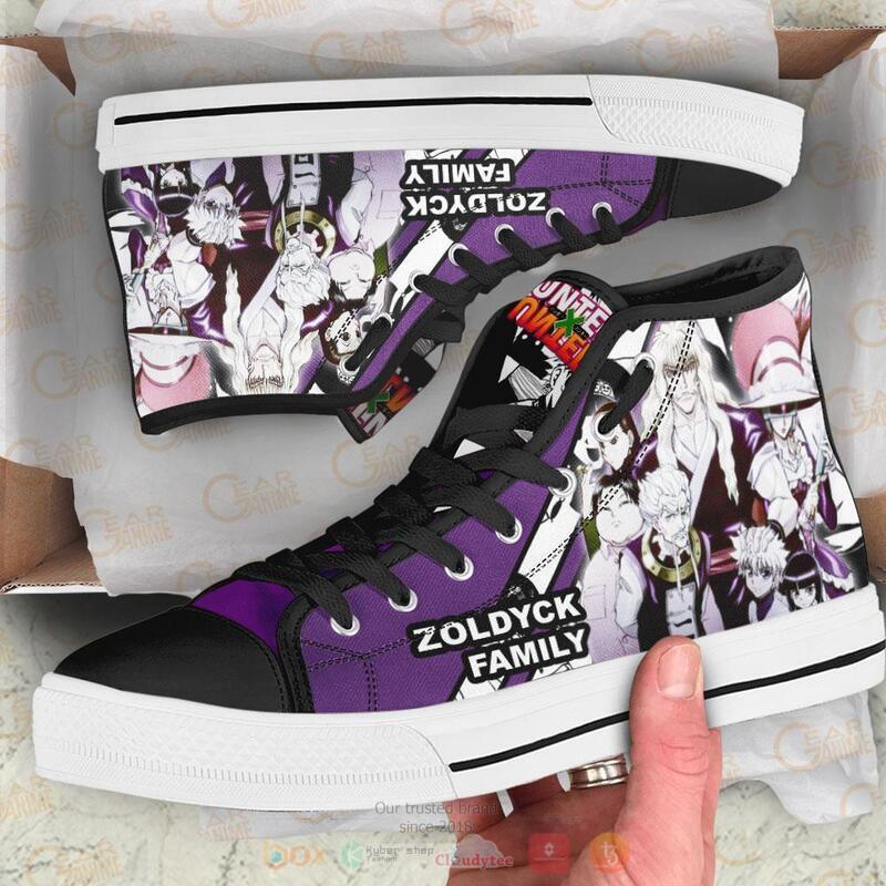 Hunter X Hunter Zoldyck Family Canvas High Top shoes 1