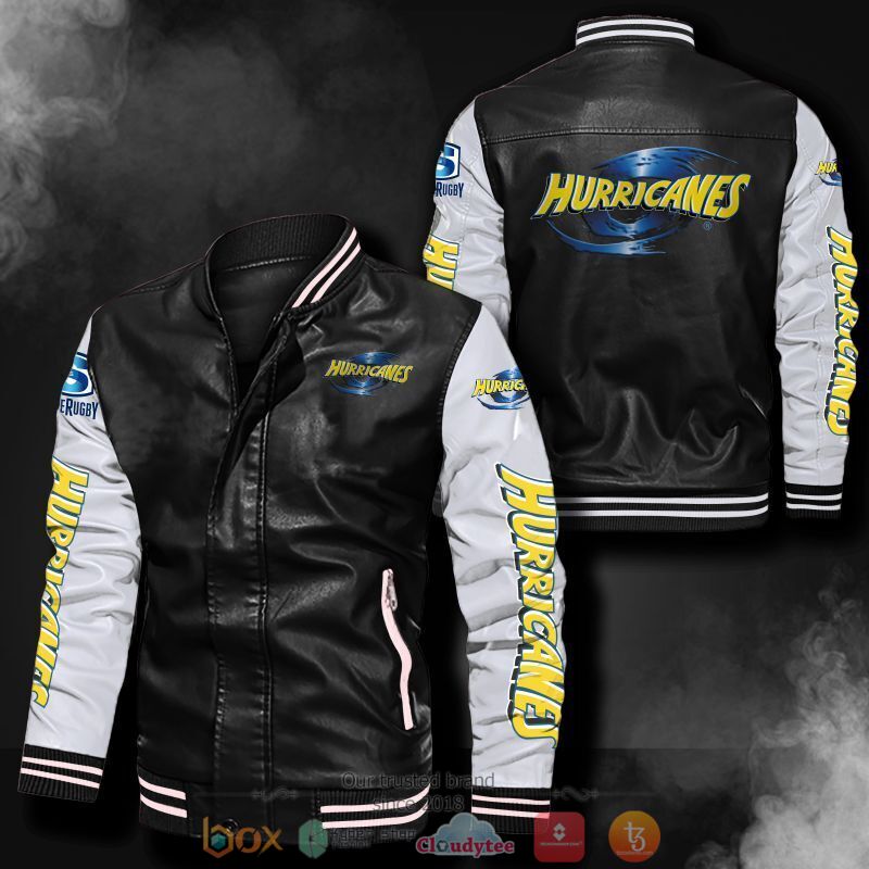 Hurricanes Bomber leather jacket