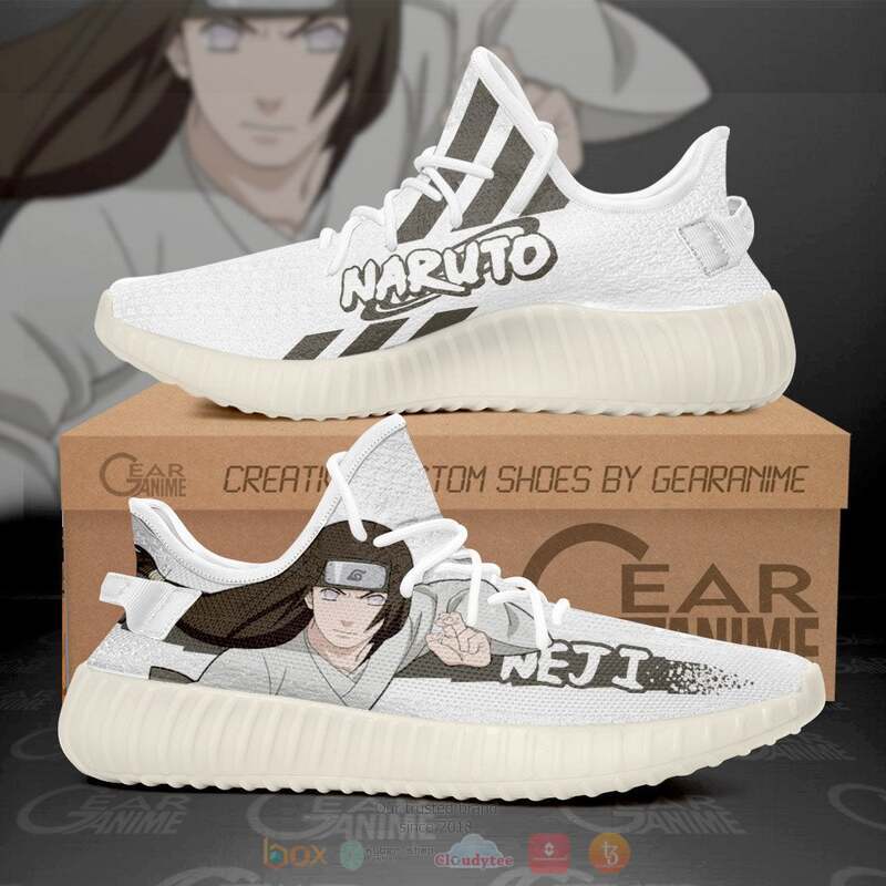 Hyuga Neji Brown Yeezy Sneaker shoes