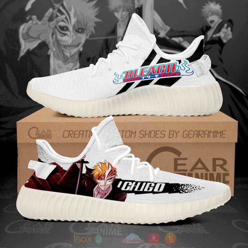 Ichigo Half Hollow Bleach Yeezy Sneaker shoes