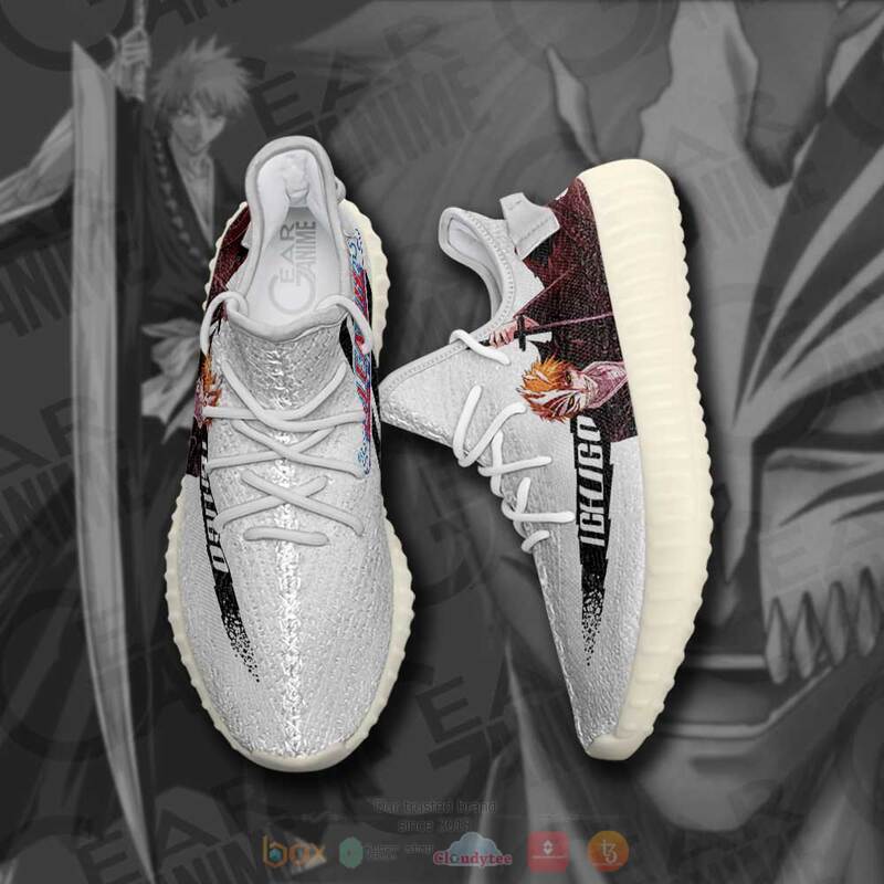 Ichigo Half Hollow Bleach Yeezy Sneaker shoes 1