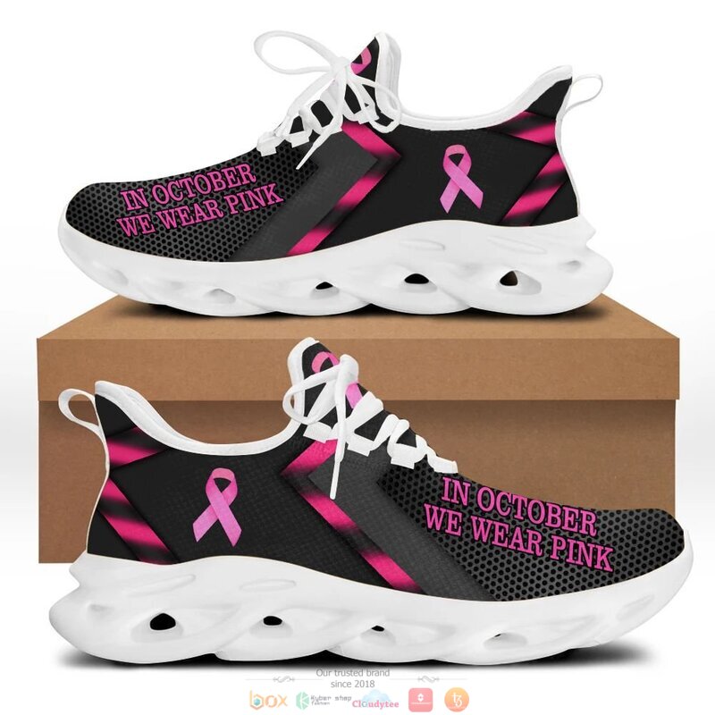 In October We Were Pink Breast Cancer clunky max soul Sneaker 5 In October We Were Pink Breast Cancer clunky max soul shoes