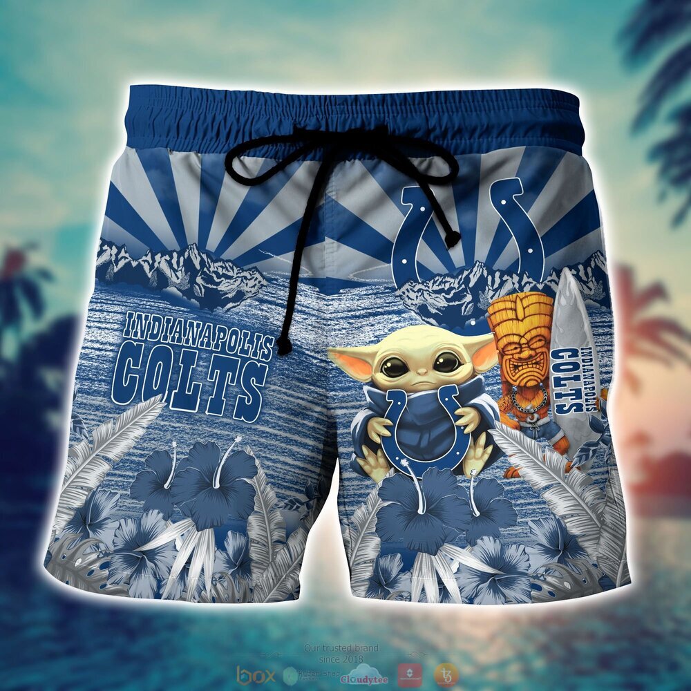 Indianapolis Colts Baby Yoda NFL Hawaiian Shirt, Shorts 4 Indianapolis Colts NFL Baby Yoda Hawaiian Shirt Shorts 1 2 3