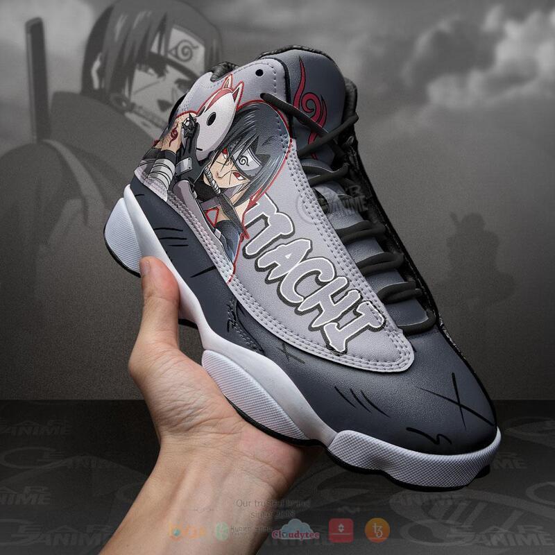 Itachi Anbu Sneakers Air Jordan 13 Sneaker Shoes 3 Itachi Anbu Sneakers Air Jordan 13 Sneaker Shoes 1 2