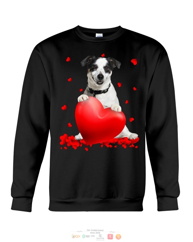 Valentine Hearts Jack Russell hoodie, shirt 6 Jack Russell Valentine Hearts shirt hoodie 1 2 3 4 5
