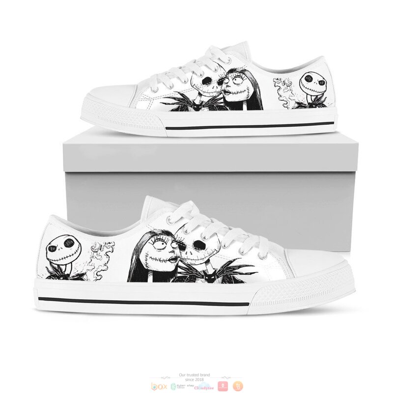 Jack Skellington Sally low top shoes 1
