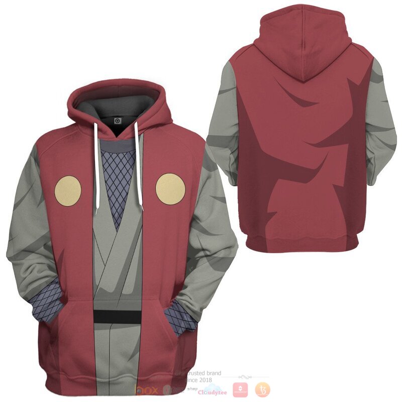 Jiraiya Cosplay 3D Shirt Hoodie