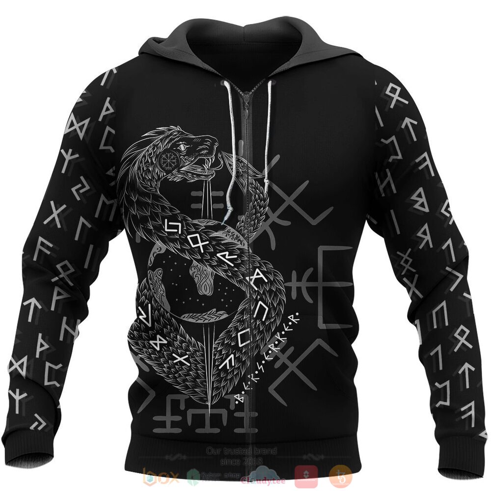 Jormungandr Viking Odin jersey shirt, hoodie 3 Jormungandr Viking Odin 3d shirt hoodie 1 2