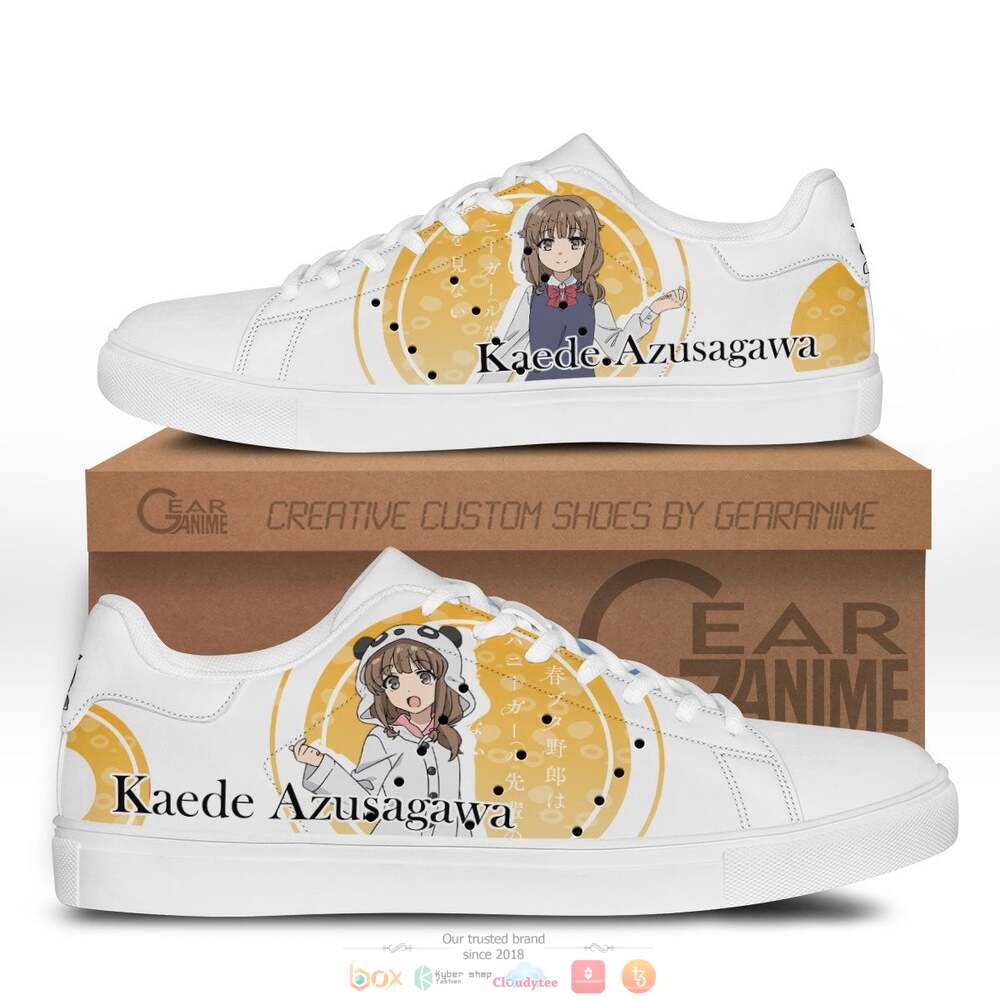 Kaede Azusagawa Anime Bunny Girl Senpai Skate Stan Smith Shoes