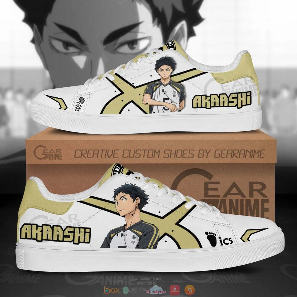 Keiji Akaashi Anime Haikyuu Skate Stan Smith Shoes