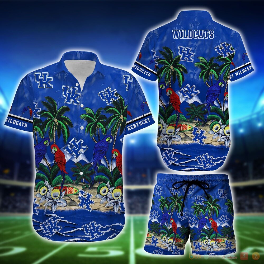 Kentucky Wildcats NCAA Island Hawaiian Shirt and Shorts