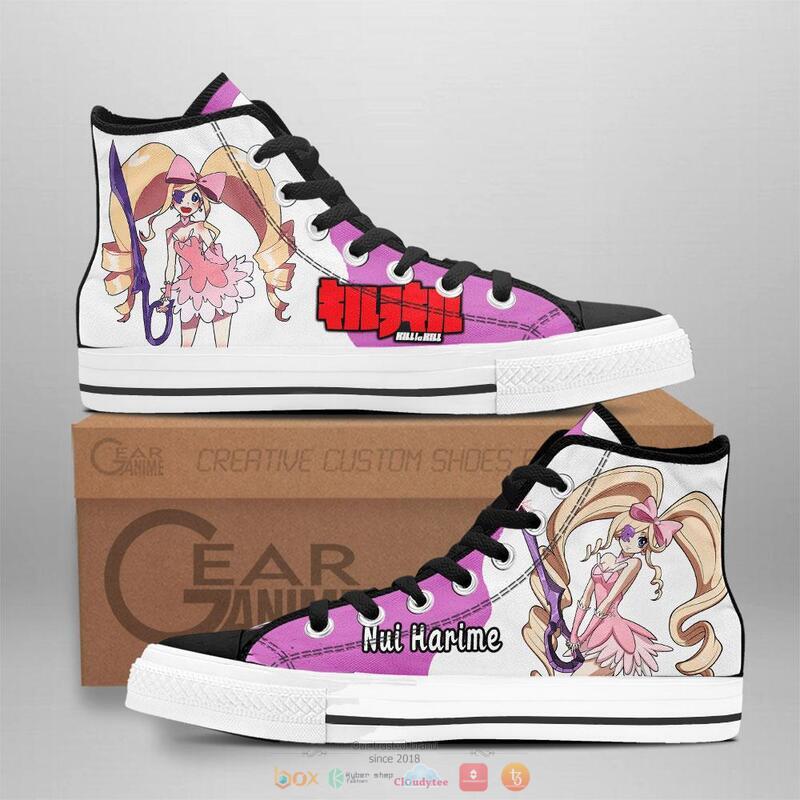 Kill la Kill Nui Harime canvas high top shoes