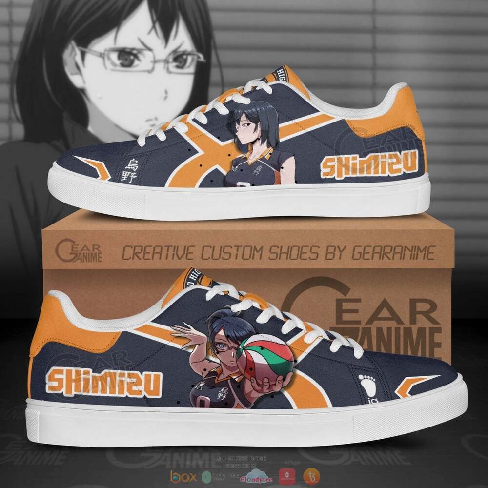 Kiyoko Shimizu Anime Haikyuu Skate Stan Smith Shoes