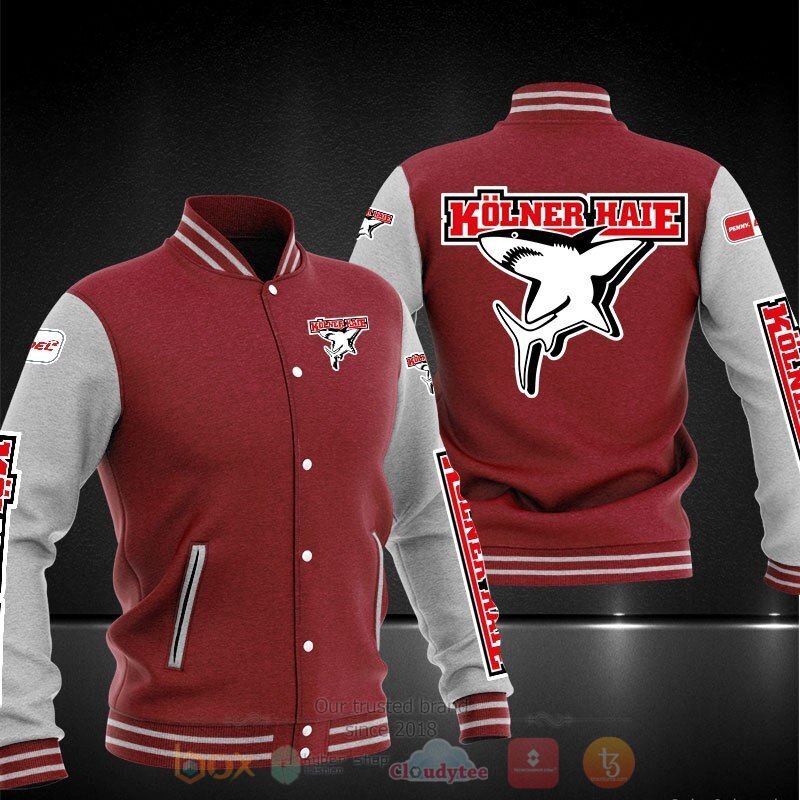 Kolner Haie Baseball Jacket 4 Kolner Haie Baseball Jacket 1 2 3