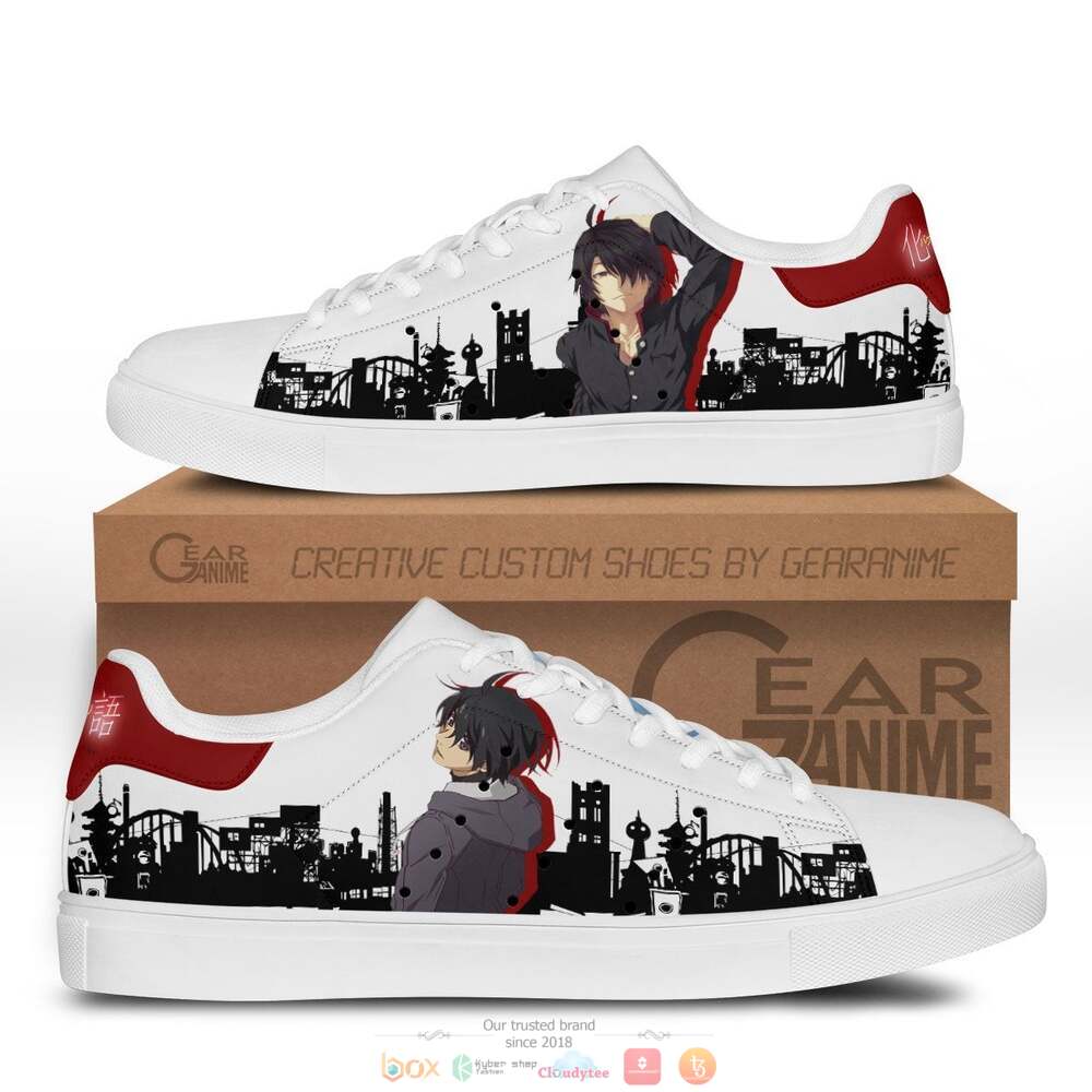 Koyomi Araragi Anime Bakemonogatari Skate Stan Smith Shoes