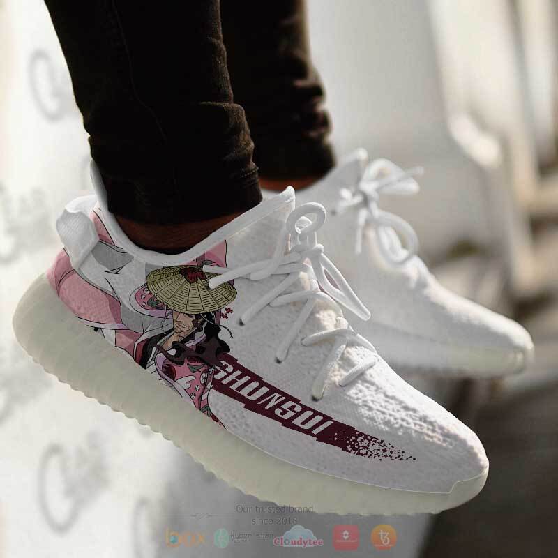 Kyoraku Shunsui Bleach Yeezy Sneaker shoes 3 Kyoraku Shunsui Bleach Yeezy Sneaker shoes 1 2