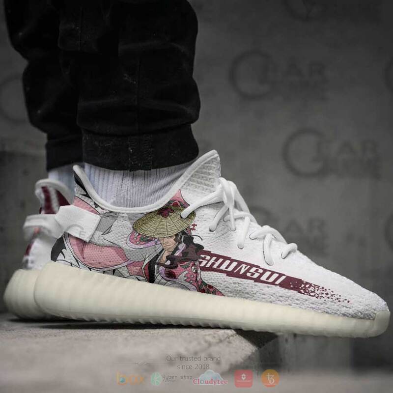Kyoraku Shunsui Bleach Yeezy Sneaker shoes 4 Kyoraku Shunsui Bleach Yeezy Sneaker shoes 1 2 3