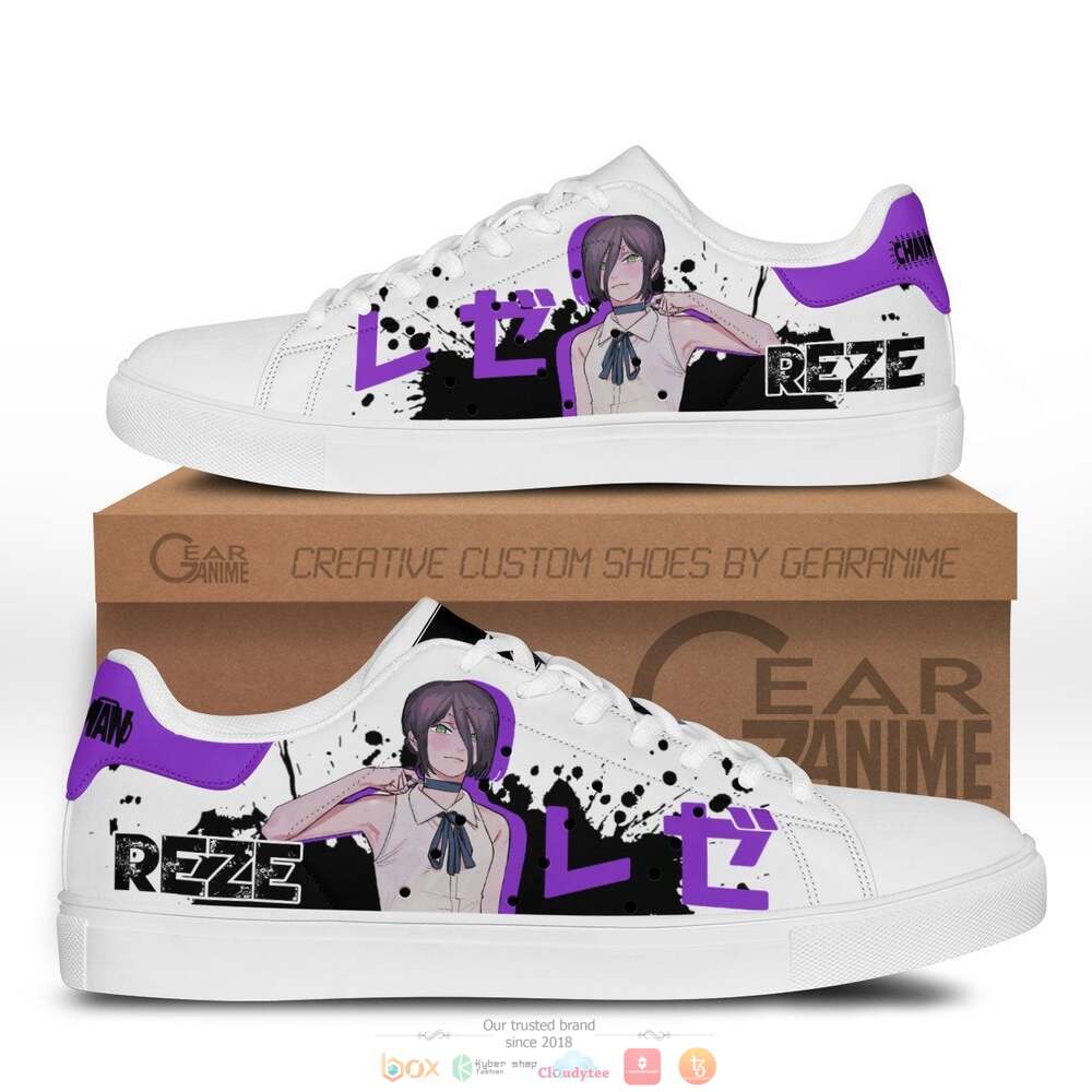 Lady Reze Anime Chainsaw Man Skate Stan Smith Shoes