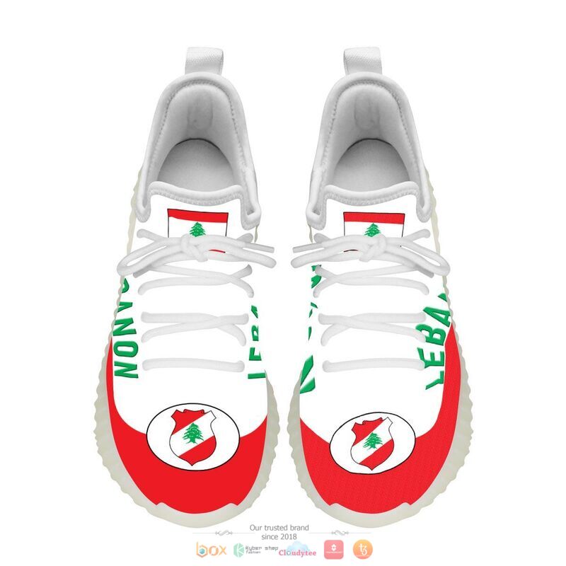 Lebanon Flag Clunky Max soul shoes