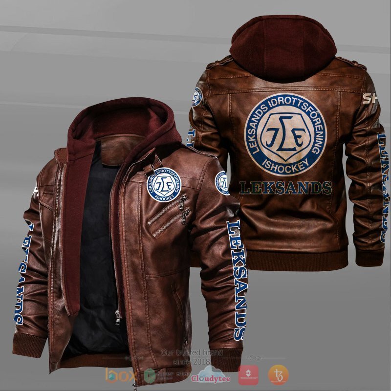 Leksands IF Leather Jacket 2 Leksands IF Leather Jacket 1