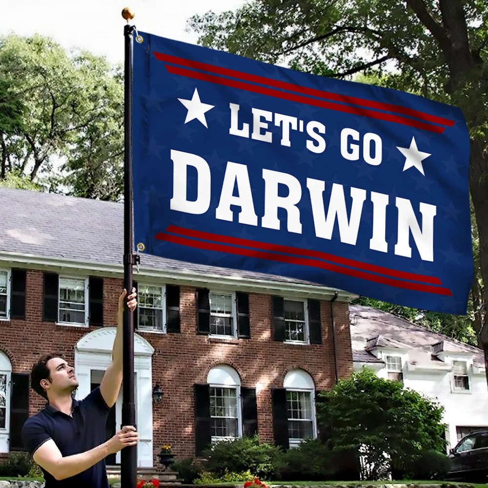HOT Let’s Go Darwin flag 4 Lets Go Darwin flag 3