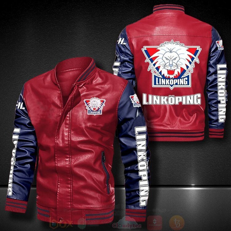 BEST Linkoping HC 2D Leather Bomber Jacket 5 Linkoping HC Bomber Leather Jacket 1 2 3 4