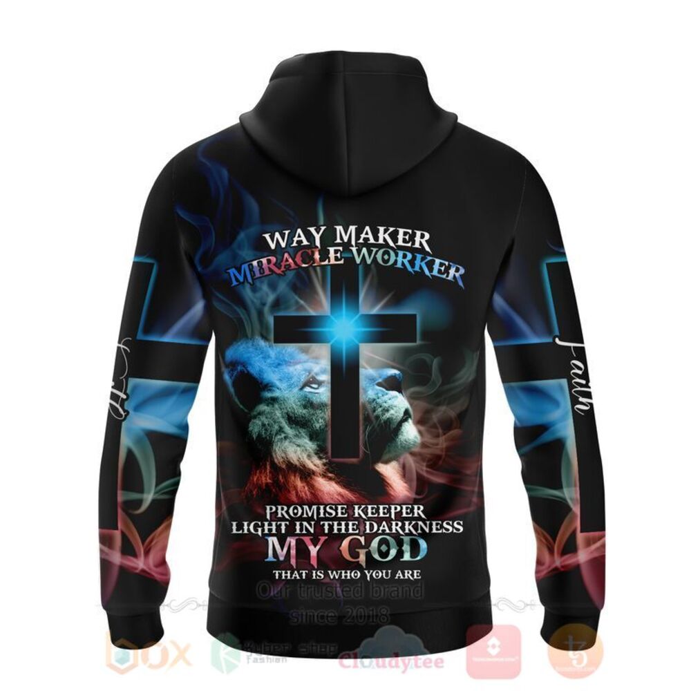 BEST Lion Way Maker Miracle Worker 3D All Over Printed Hoodie, Shirt 1 Lion Way Maker Miracle Worker 3D Hoodie Shirt