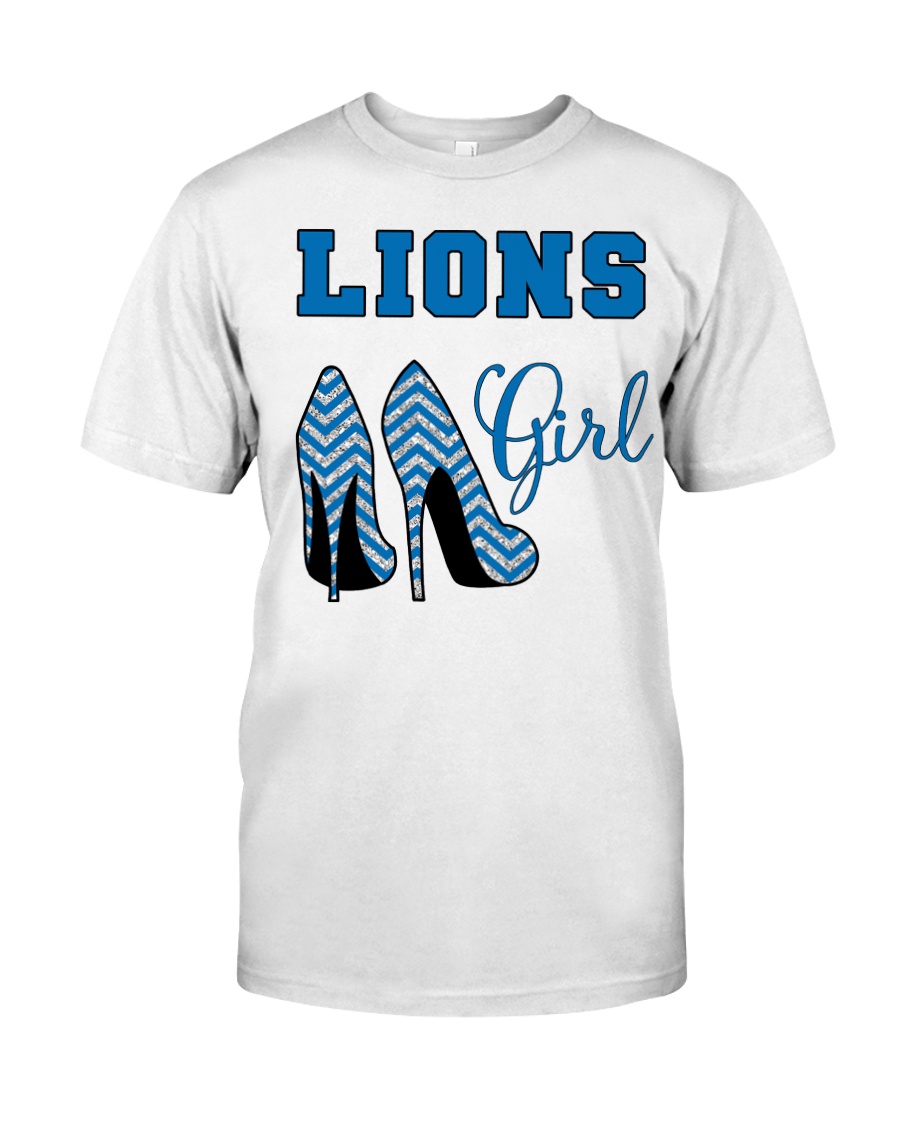 Detroit Lions girl high heel jersey shirt, hoodie 11 Lions girl high heel shirt hoodie 1