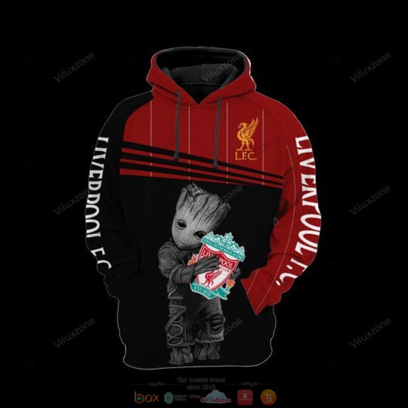 Liverpool Football Club Groots 3d hoodie