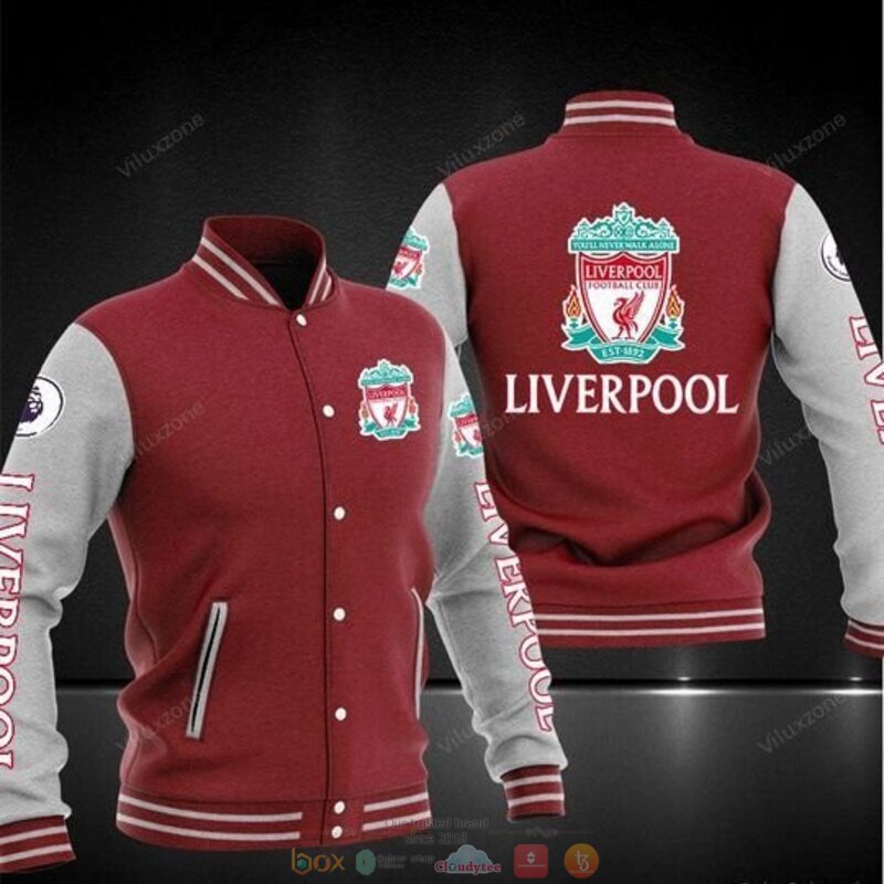 NEW Liverpool Football Club baseball jacket 3 Liverpool Football Club baseball jacket 1 2
