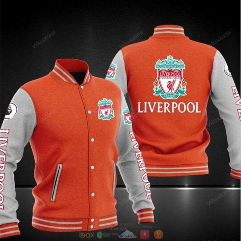NEW Liverpool Football Club baseball jacket 4 Liverpool Football Club baseball jacket 1 2 3