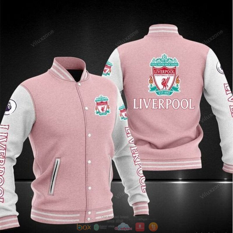 NEW Liverpool Football Club baseball jacket 5 Liverpool Football Club baseball jacket 1 2 3 4