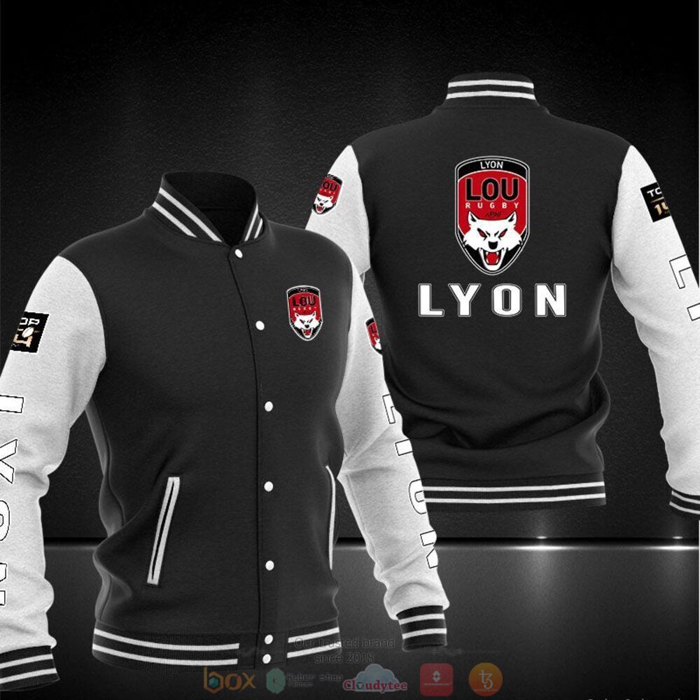 NEW Lyon OU baseball jacket 2 Lyon OU baseball jacket 1